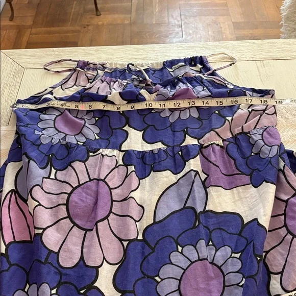 Dodo Bar Or floral Dorothy Maxi flowy tiered dress. This is so gorgeous on.